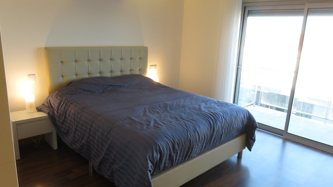 Hoofdslaapkamer met terras